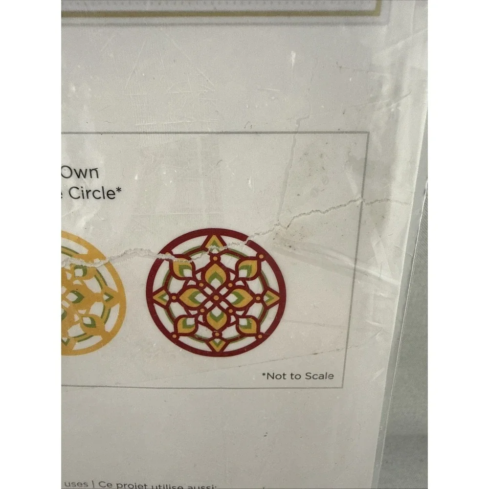 Spellbinders Etched Metal‎ Cutting Dies - Circle Kaleidoscope Slimline S5-463